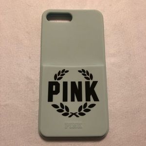 Victoria’s Secret PINK light blue silicone case